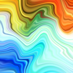 Vector warped lines colorful background. Modern abstract creative backdrop with multicolor variable width stripes. Twisted stripes optical illusion.