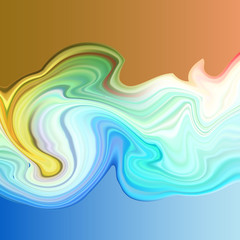 Vector warped lines colorful background. Modern abstract creative backdrop with multicolor variable width stripes.