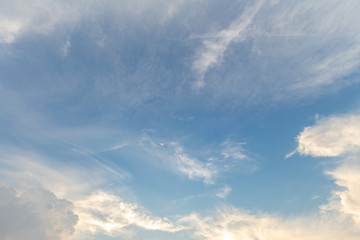 Naklejka na ściany i meble sky with clouds background