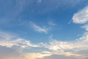 Naklejka na ściany i meble sky with clouds background