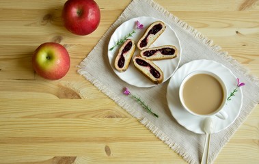 coffee with a roll