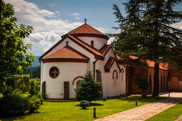 Medieval monastery Zica in Serbia built in 13th century