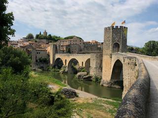 Fototapeta premium Besalu is a medieval village in Girona province in Spain