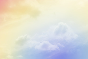 cloud background with a pastel colour