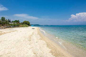 Obraz premium Aegean sea – Greece - Polychrono Beach