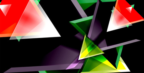 Triangle abstract background