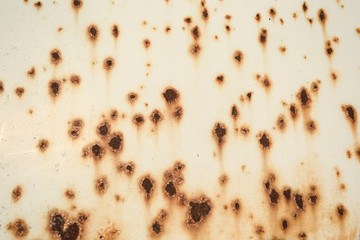 Rusty metal background with streaks of rust. Rust stains. The metal surface rusted spots.metal rust...