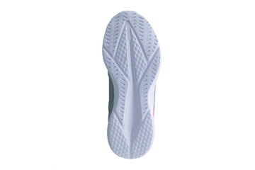 White rubber sole with sneakers on a white background.