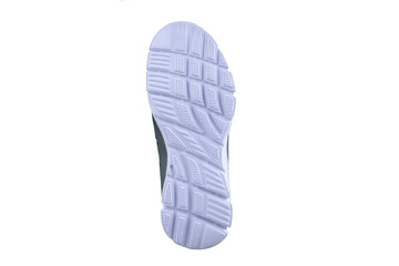 White rubber sole with sneakers on a white background.