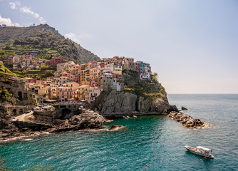 Fototapeta na wymiar Manarola, Cinque Terre, UNESCO World Heritage Site, Liguria, Italy