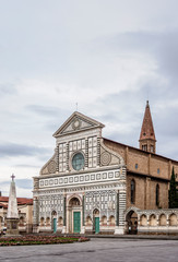 Obraz premium Basilica of Santa Maria Novella, Florence, Tuscany, Italy