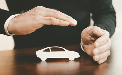 Concept of car insurance