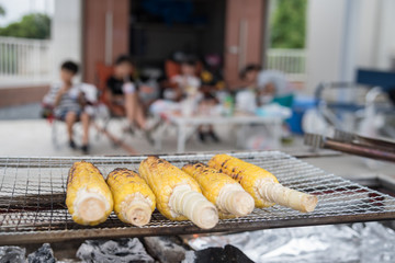 マイホームでBBQ