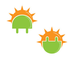 solar electric pin socket sun