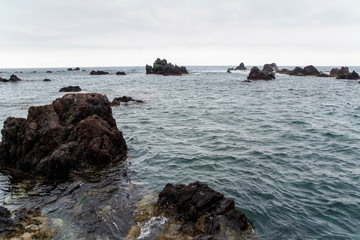 雨の仙法志御崎公園