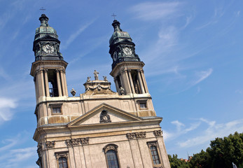 Fototapeta na wymiar City of Papa Hungary church