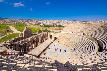 Ancient and roman ruins of Jerash (Gerasa), Jordan.