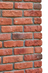 brick wall corner edge