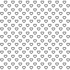 pattern of hearts love decoration