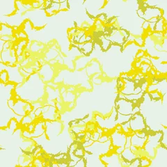 Foto op Plexiglas anti-reflex Urban UFO camouflage of various shades of yellow, grey and green colors © Ko_Te
