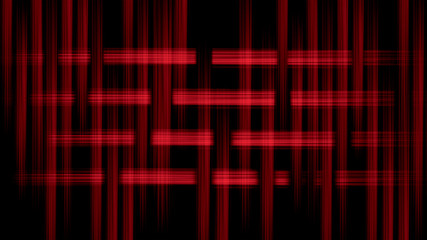 Perpendicular stripes galore: red and black geometric abstract for decoration or background with themes of variation, conformity, regularity