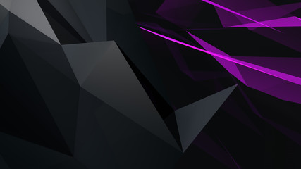 Abstract low poly grey purple background