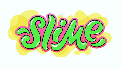 Fototapeta premium Slime word