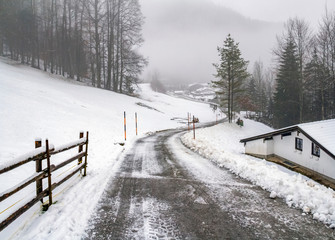 bavarian winter scenery