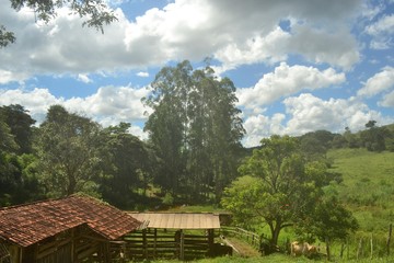 Fototapeta na wymiar paisagens de Serra Azul de Minas