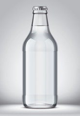 Glass bottle mockup