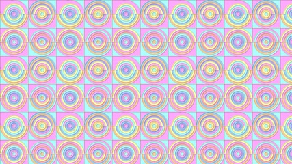 seamless pattern with colorful circles