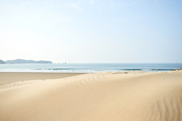 Sindu-ri Coastal Sand Hills in Taean-gun, South Korea.