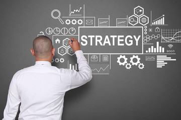 Strategy, Business Words Quotes Concept