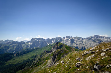 Fototapeta na wymiar Mountain ridge