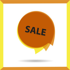 Sale banner template design, Big sale special offer. end of season special offer banner. vector illustration.