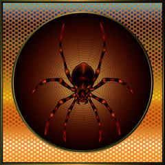 The image of insects in the decorative design. Works are made in vector graphics format.