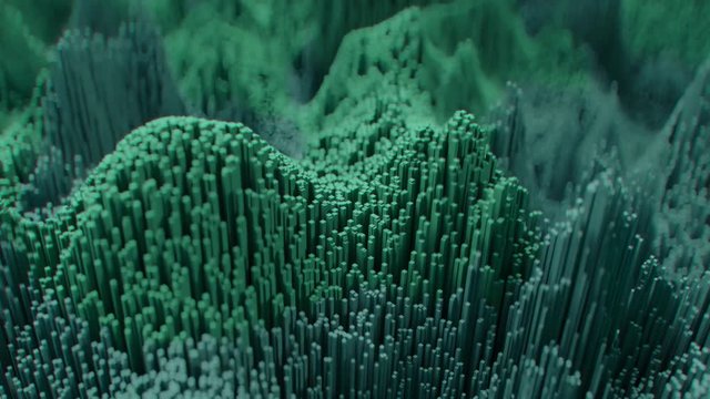 4K Abstract Topographic Noise Patterns