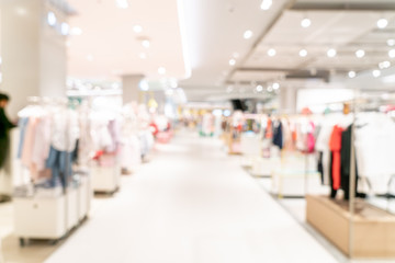 abstract blur shopping mall