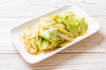 Stir-Fried Cabbage with Fish Sauce