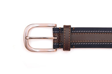 Close Up Of Brown Leather Belt