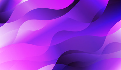 Geometric Pattern With Lines, Wave. For Your Design Wallpaper, Presentation, Banner, Flyer, Cover Page, Landing Page. Vector Illustration with Color Gradient