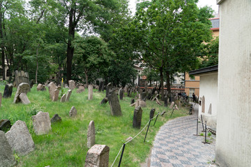 jewish old cemetery in prague