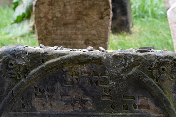 jewish old cemetery in prague