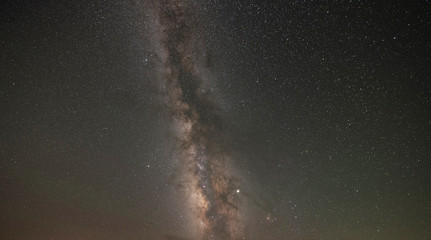Milky Way Galaxy and surrounding stars 