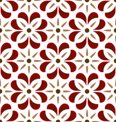 cute tile pattern vector