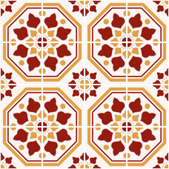 vintage tile pattern