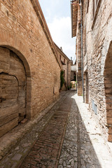 Fototapeta na wymiar The village of Spello in Italy