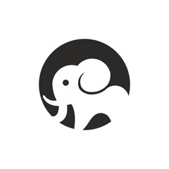 elephant. logo design vector icon template  download