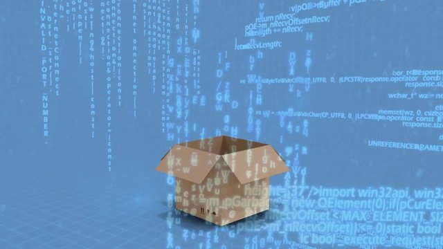 Program codes and a box