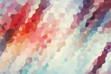 Polygonal background with different geometric figures. Template for your design, banner, flyer, business card, poster, wallpaper, brochure